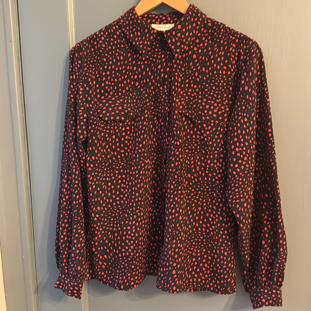 TOPSHOP button up Turk size 6